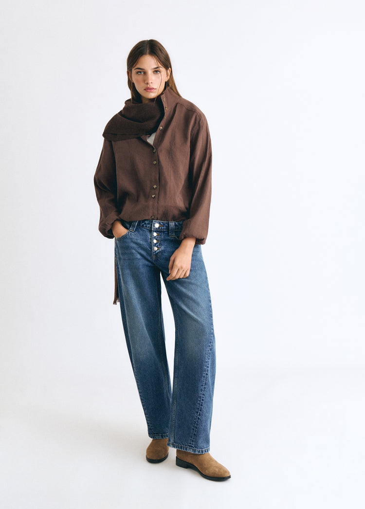 Plain lightweight scarf