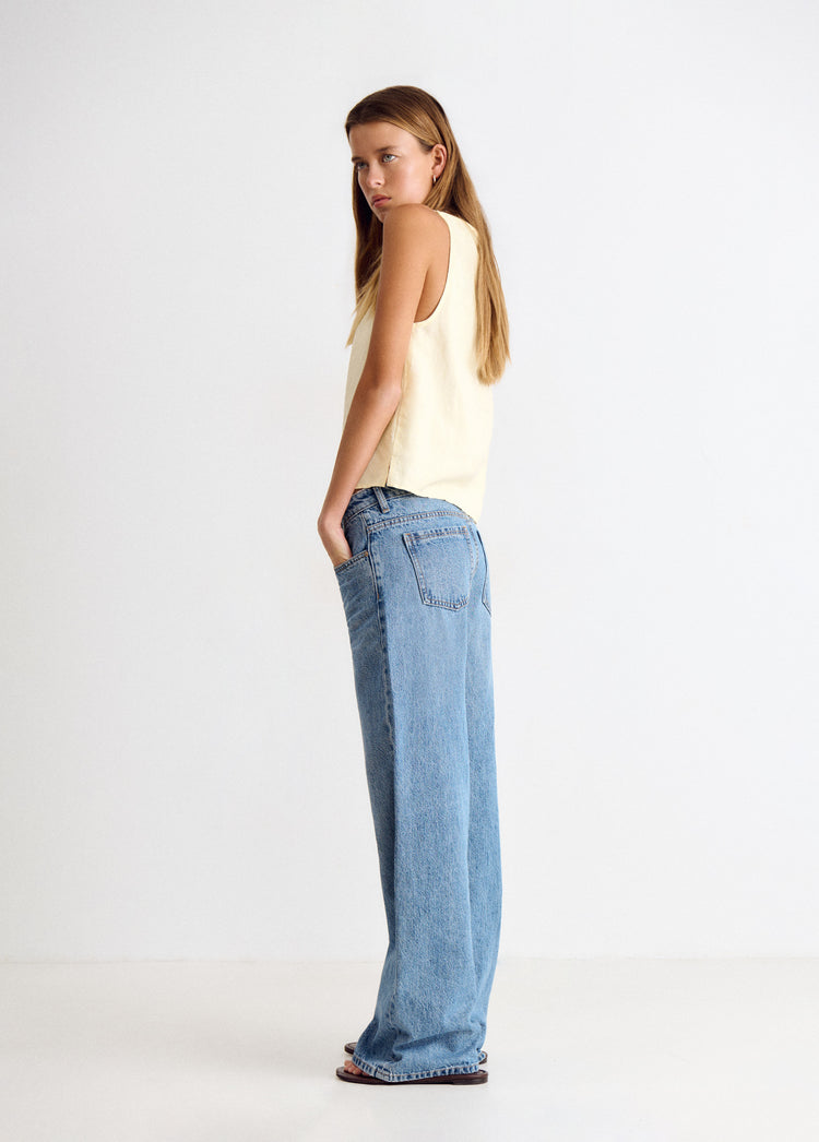 Jeans 5 bolsillos basico
