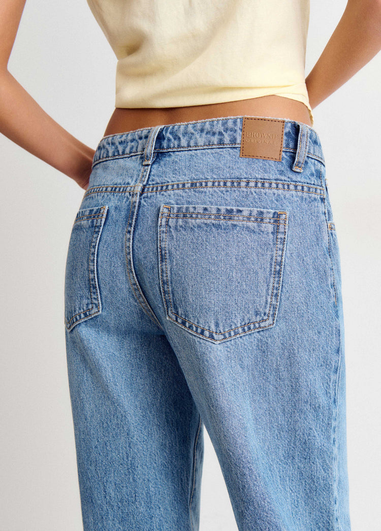 Jeans 5 bolsillos basico