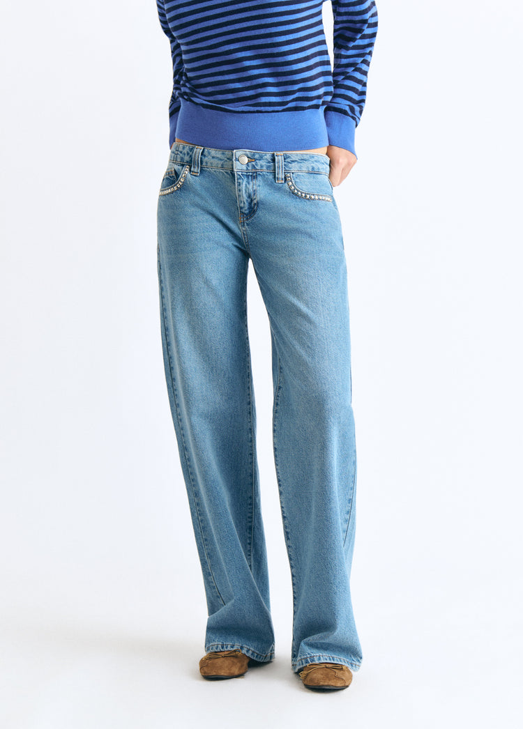 Star-studded jeans