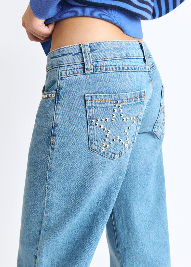 Star-studded jeans