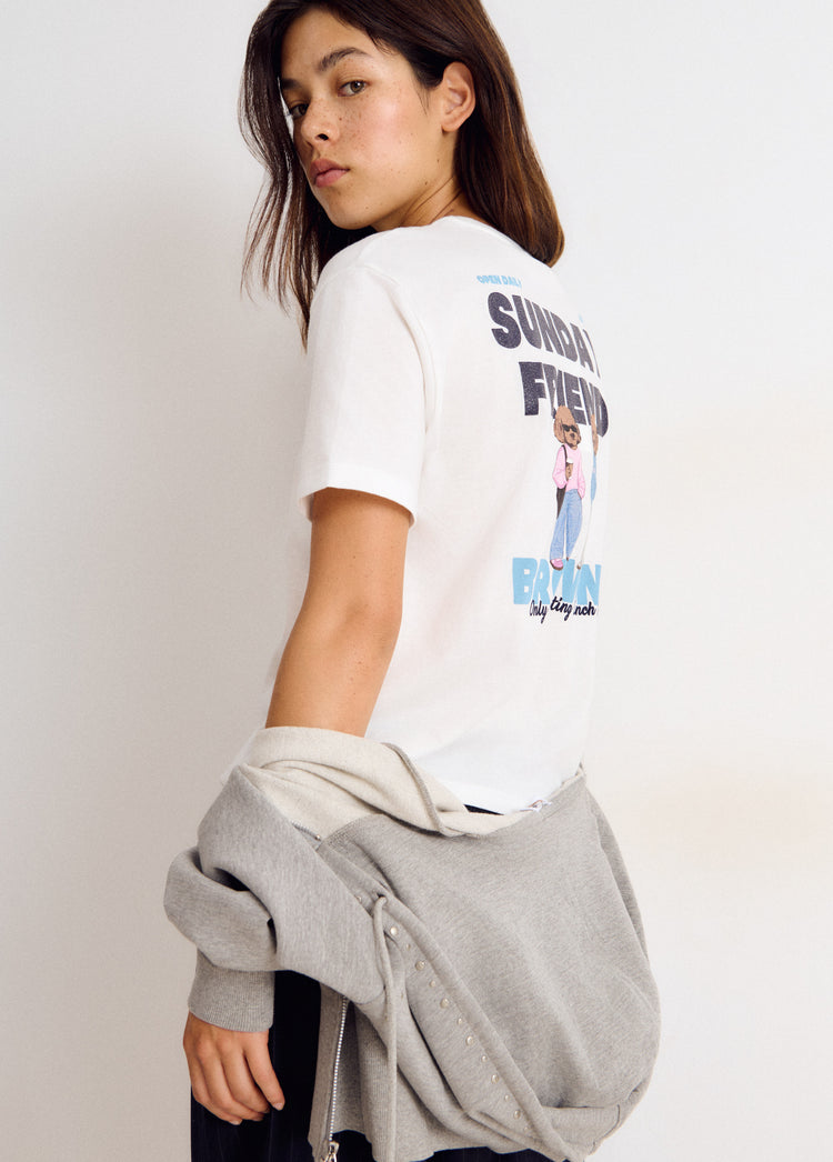 T-Shirt mit Hundeprint