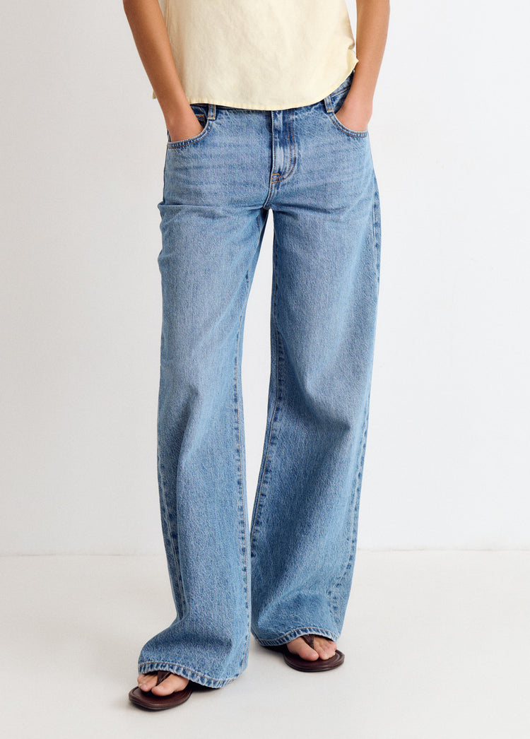 Jeans 5 bolsillos basico