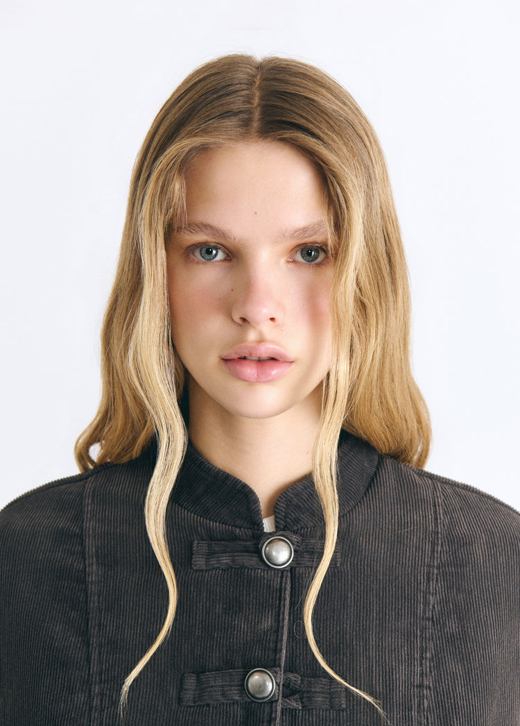 Quilted corduroy jacket