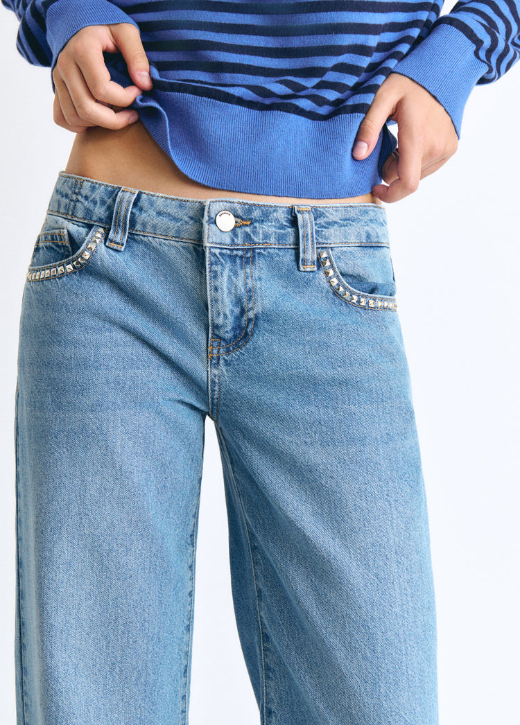 Star-studded jeans