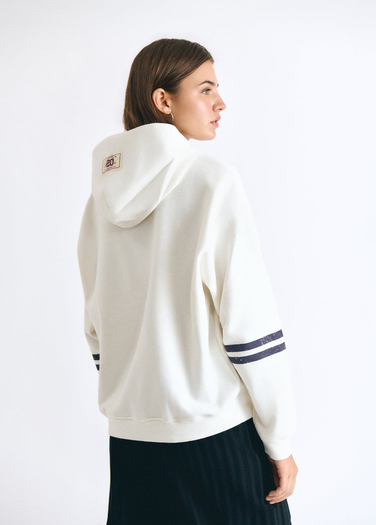 Sudadera capucha print aniversario