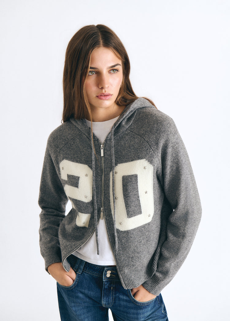 Chaqueta punto capucha 20
