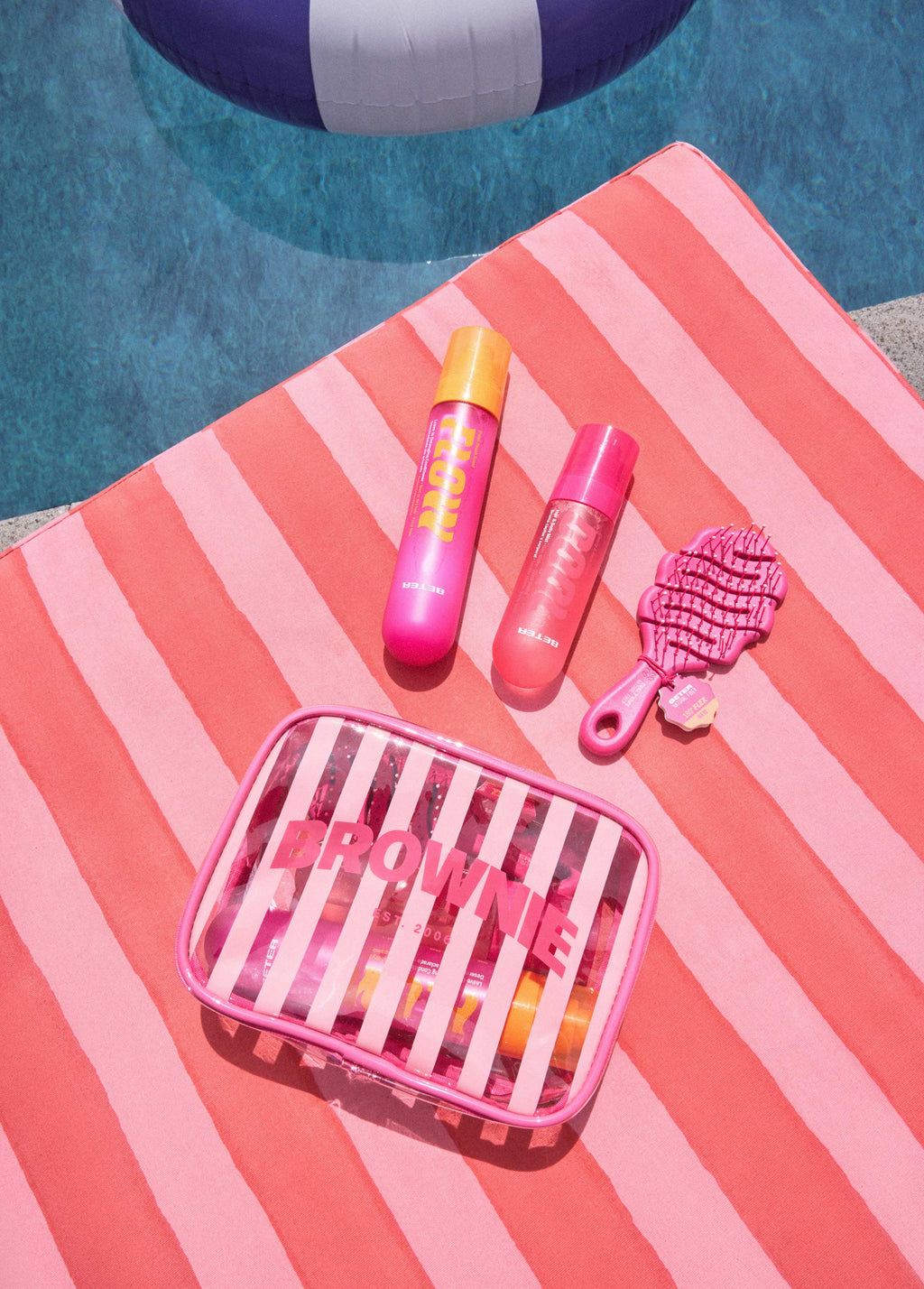 Beach pack toiletry bag Beter x Brownie