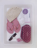 Small square toiletry bag