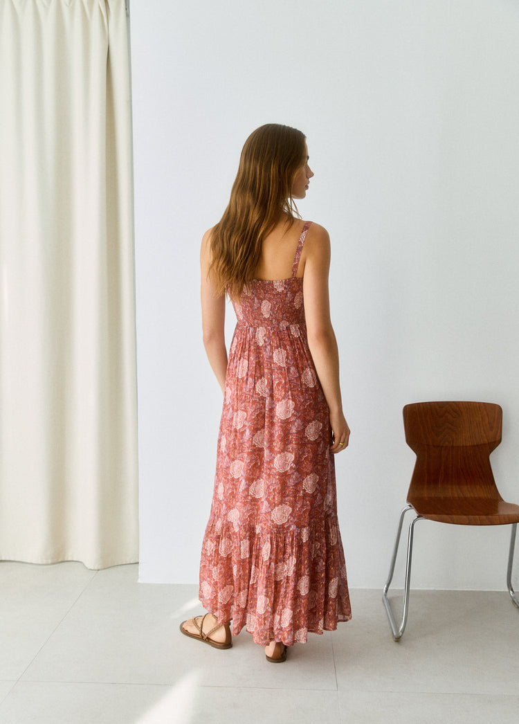 Floral strap dress
