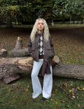 Microcorduroy trousers