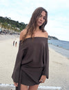 Strickkleid mit Fledermausärmeln
