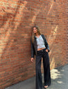 Wide-waist jeans