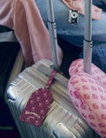 Printed suitcase tag