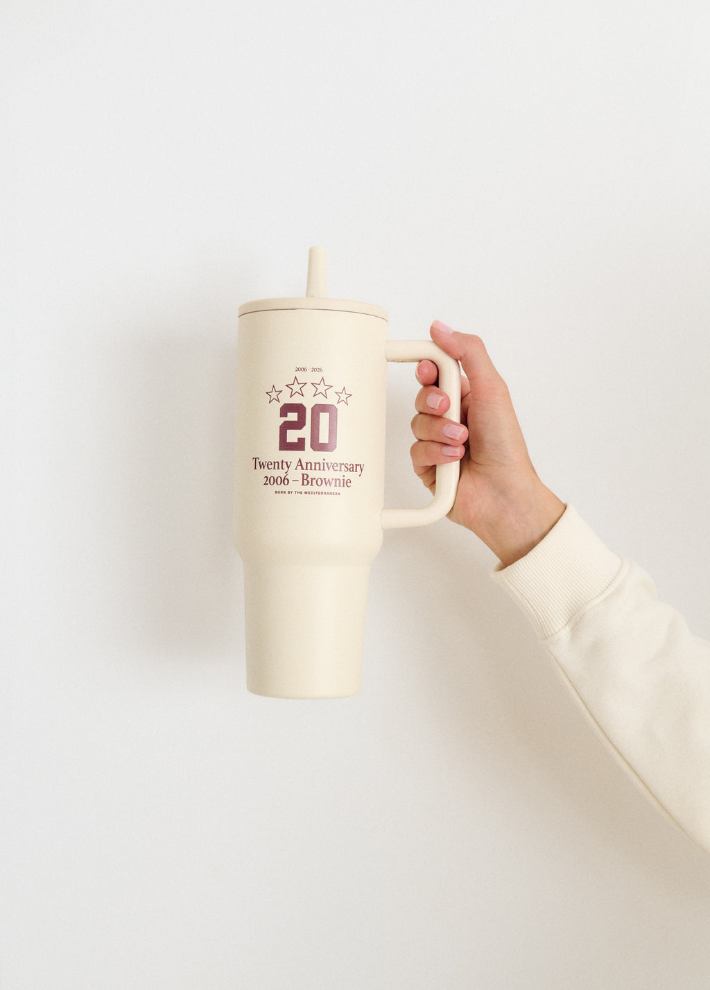 Große Flasche mit Griff