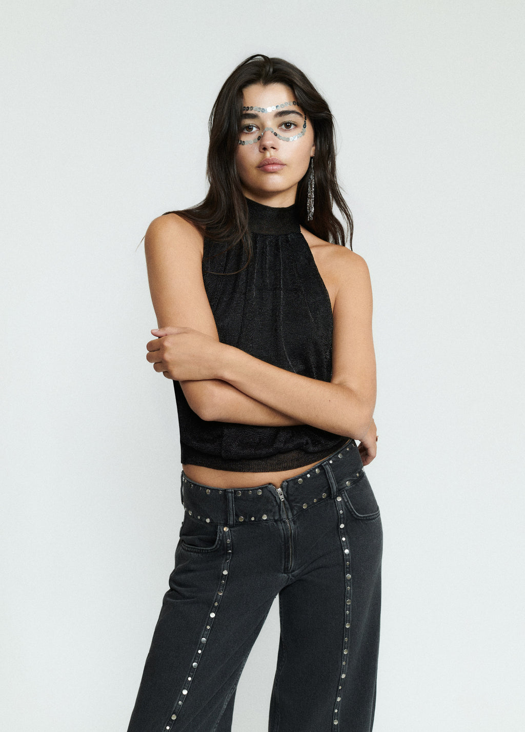 Top halter brillo