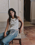 Jacquard top with fringe