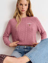 Puppy crew-neck sweater