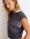 Ribbed waist top