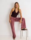 Trousers with front pockets
