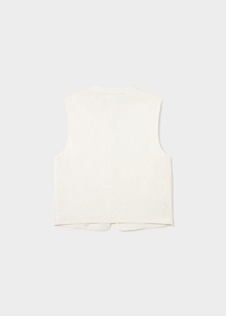 Gilet brodé nœuds