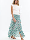 Falda larga smock