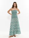 Vestido largo smock