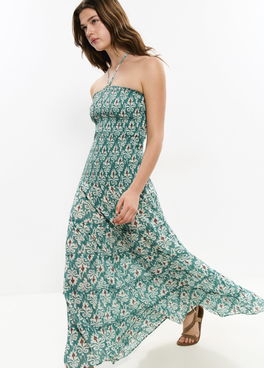 Vestido largo smock