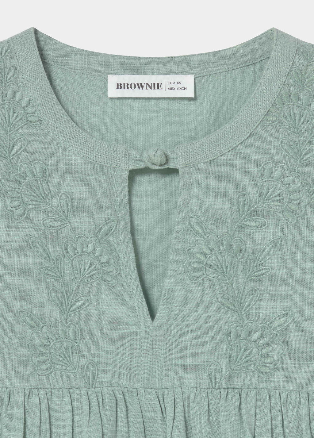 Blusa manga corta bordados