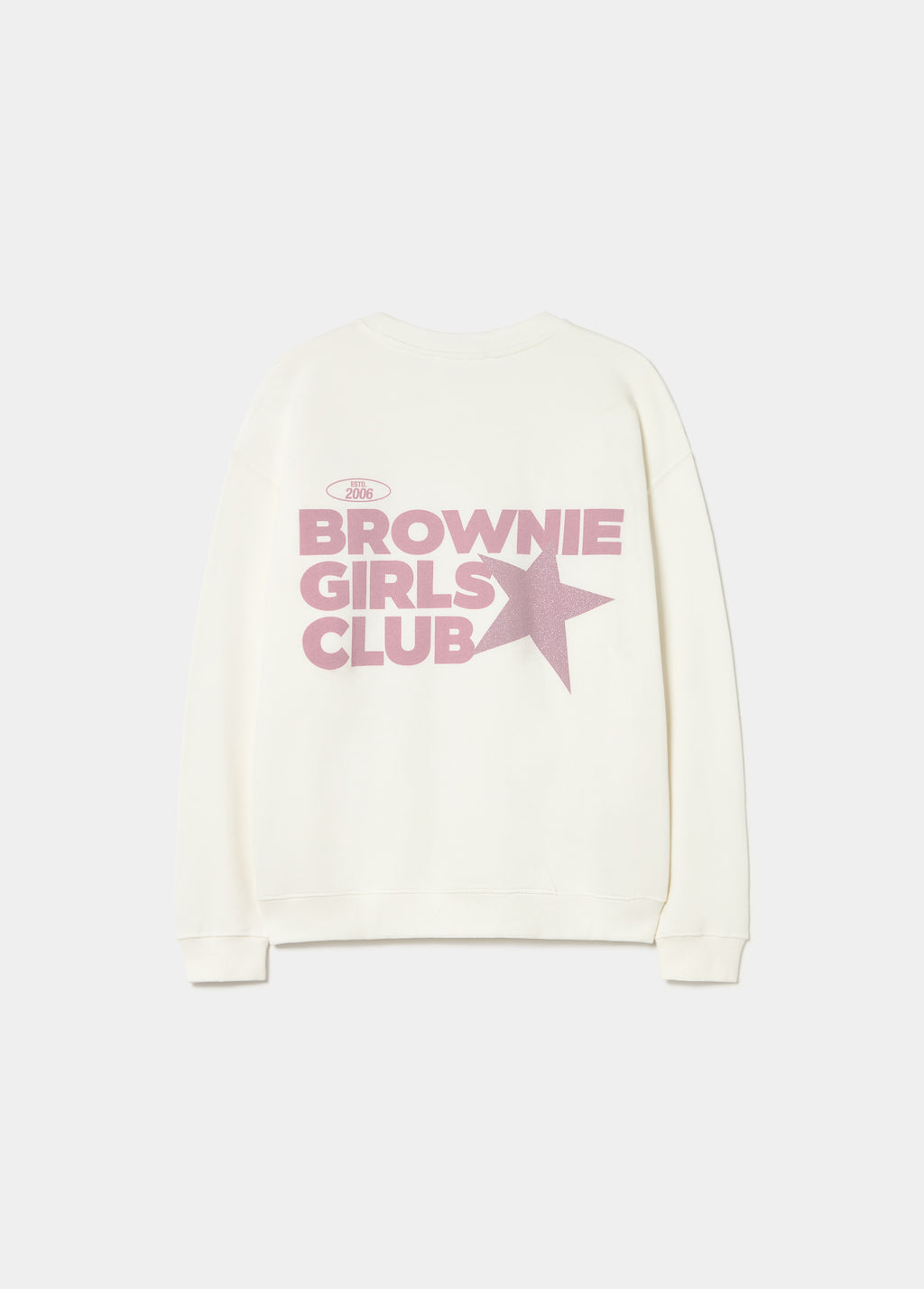 Sudadera print glitter estrella