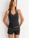 Top halter botones