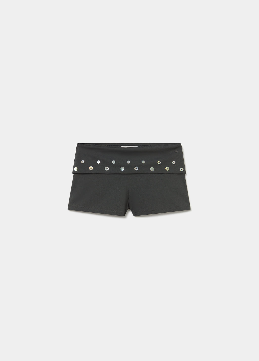 Shorts with button waistband