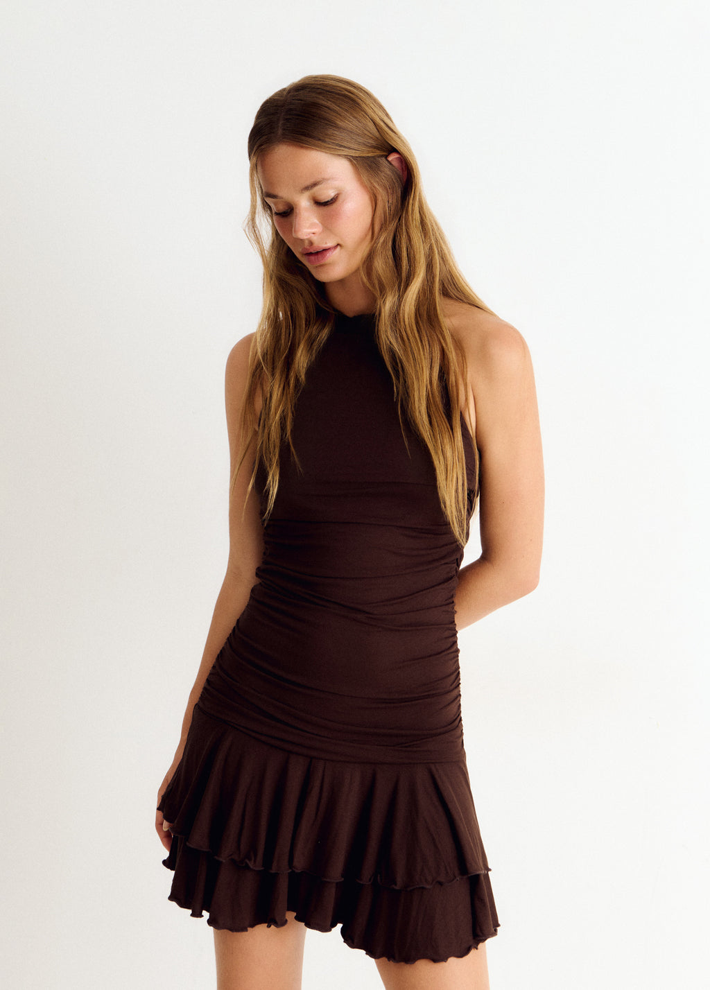 Vestido corto micromodal