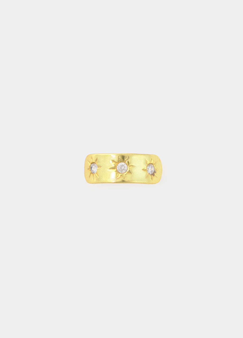 Ring met glinsterende sterren