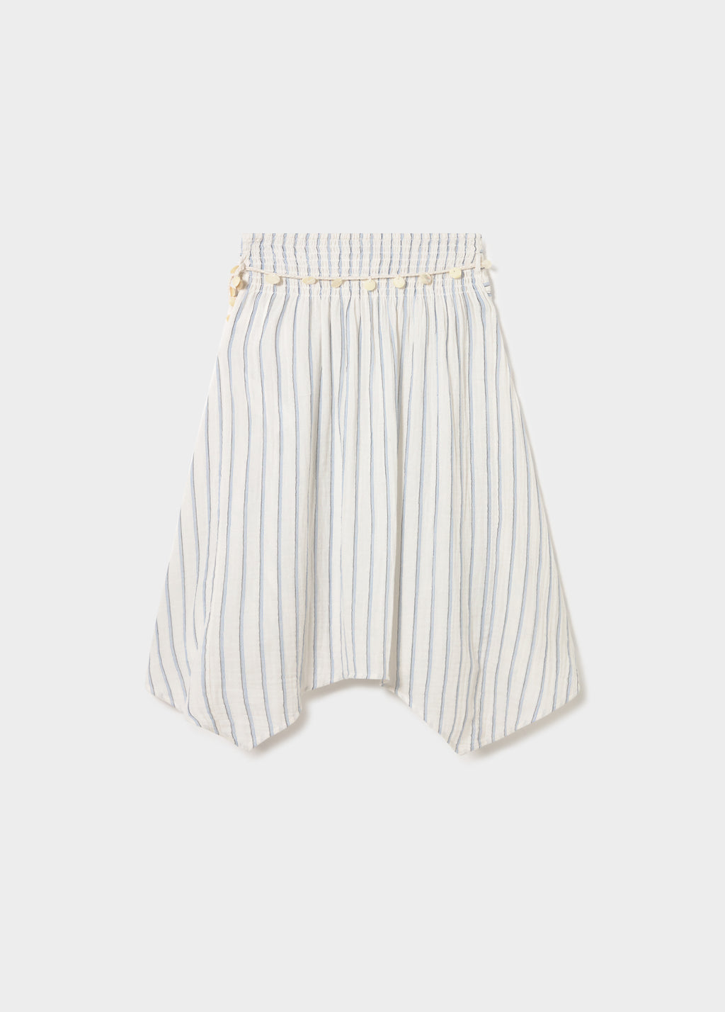 Midi striped skirt