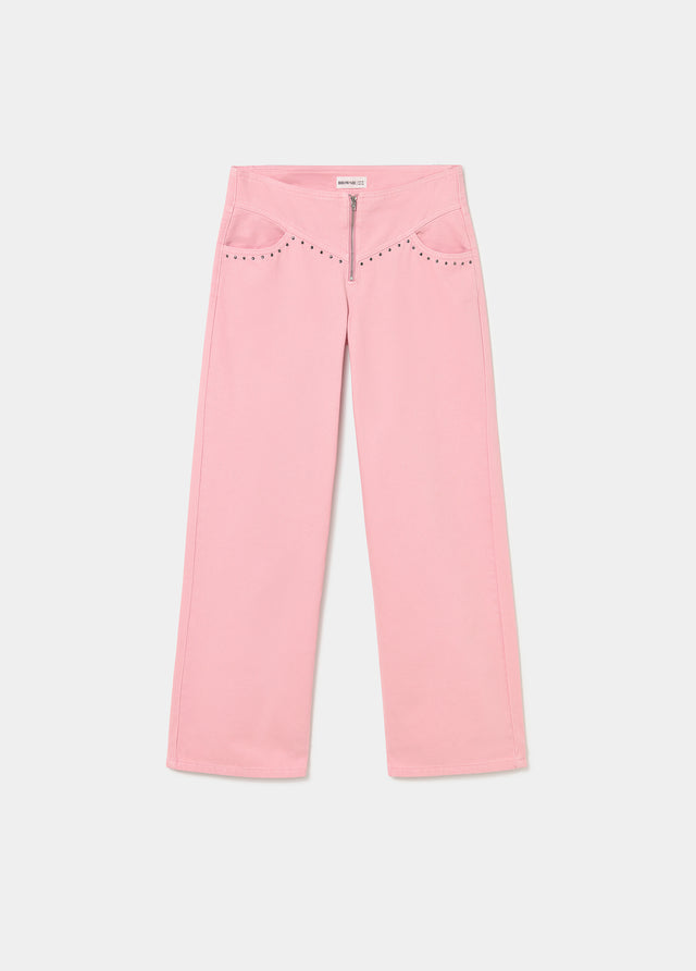 Studded waist pants