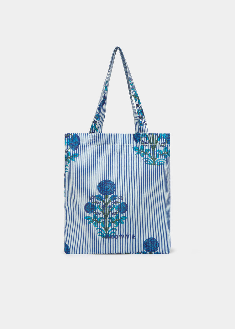 Floral striped pareo towel