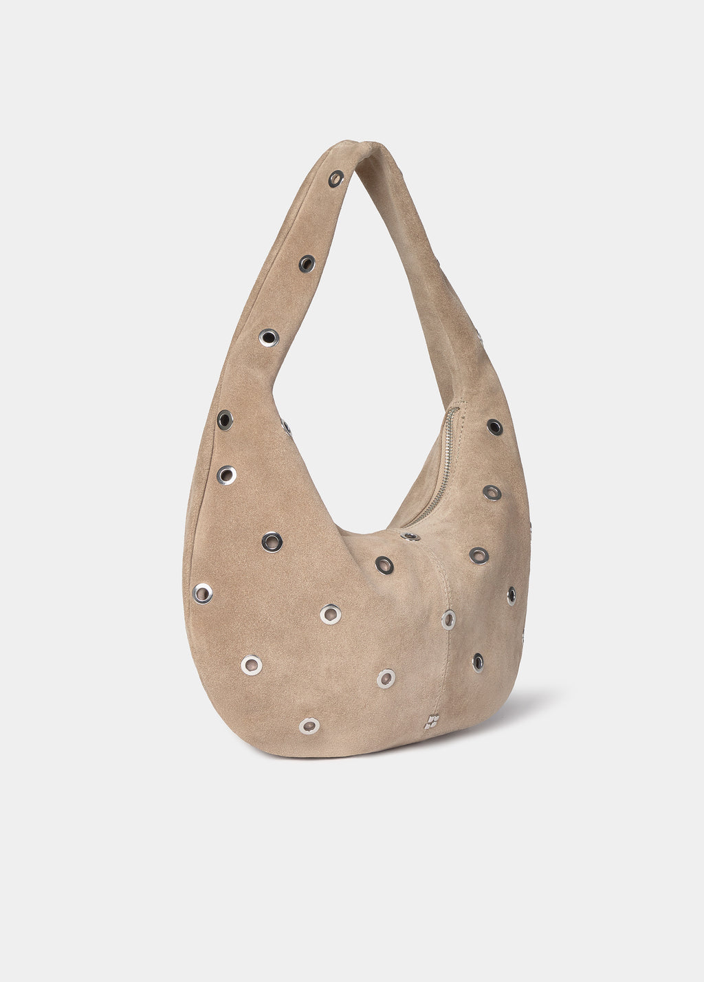 Große Ledertasche mit Nieten