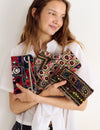 Flap Bag with Mirrors and Beads