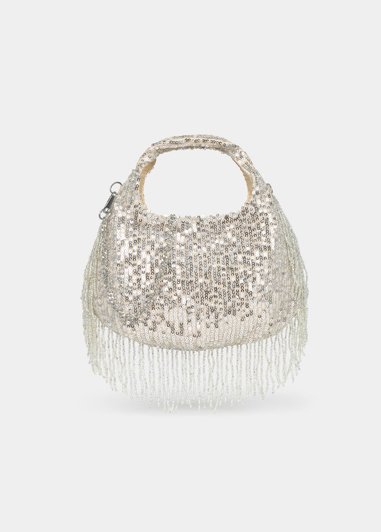 Tasche mit Kette und Pailletten  