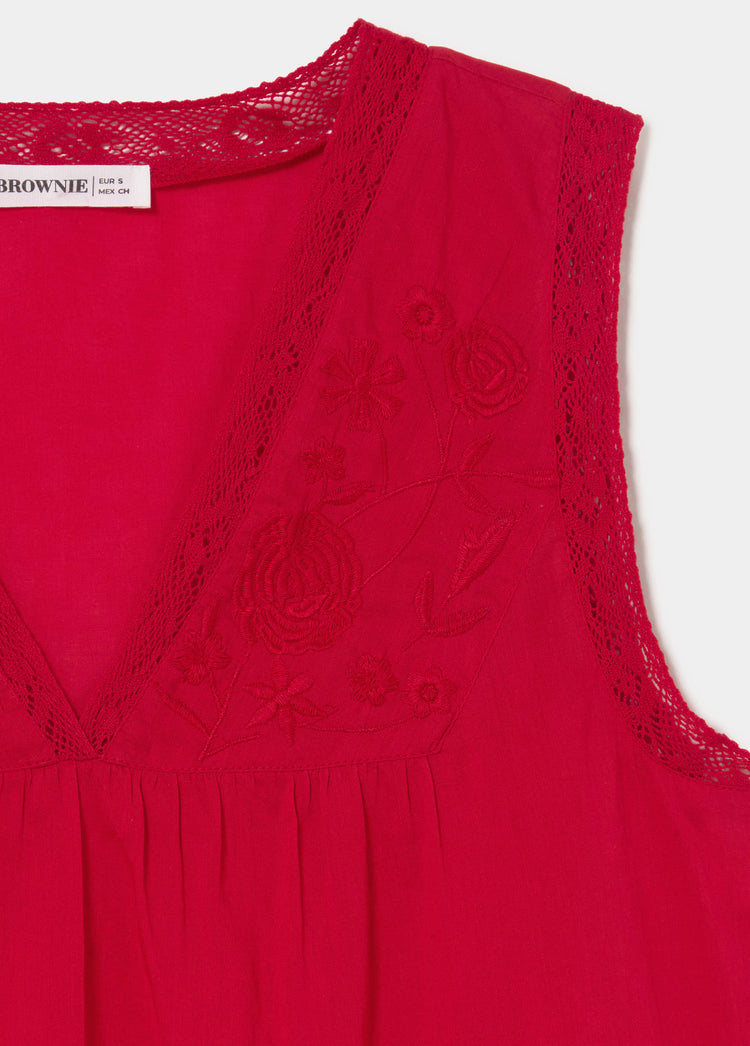 Blusa tirantes laces