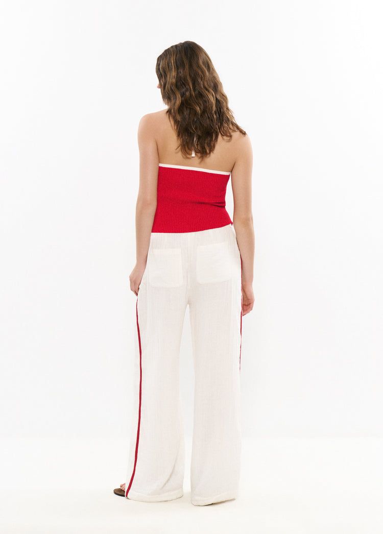 Pantalón largo raya lateral