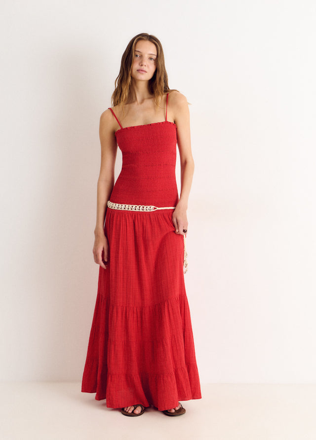 Vestido largo tirantes