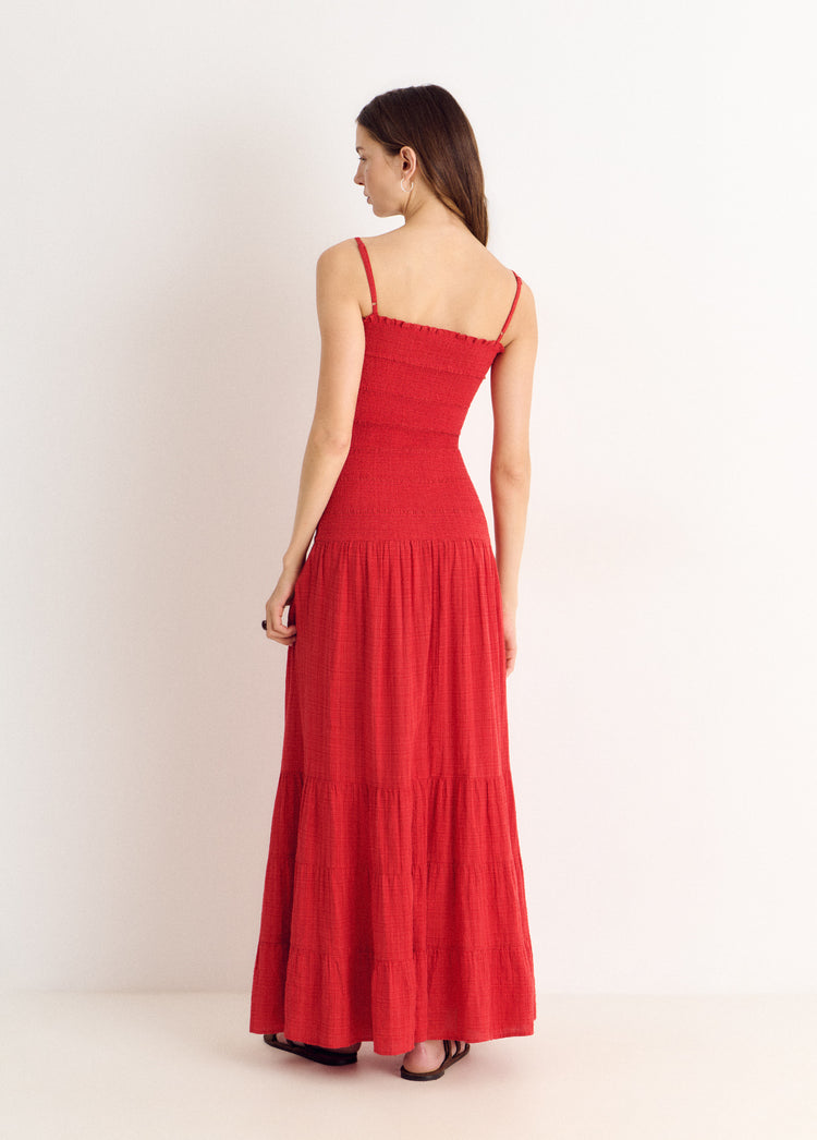 Long strap dress