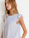 Smock embroidered blouse