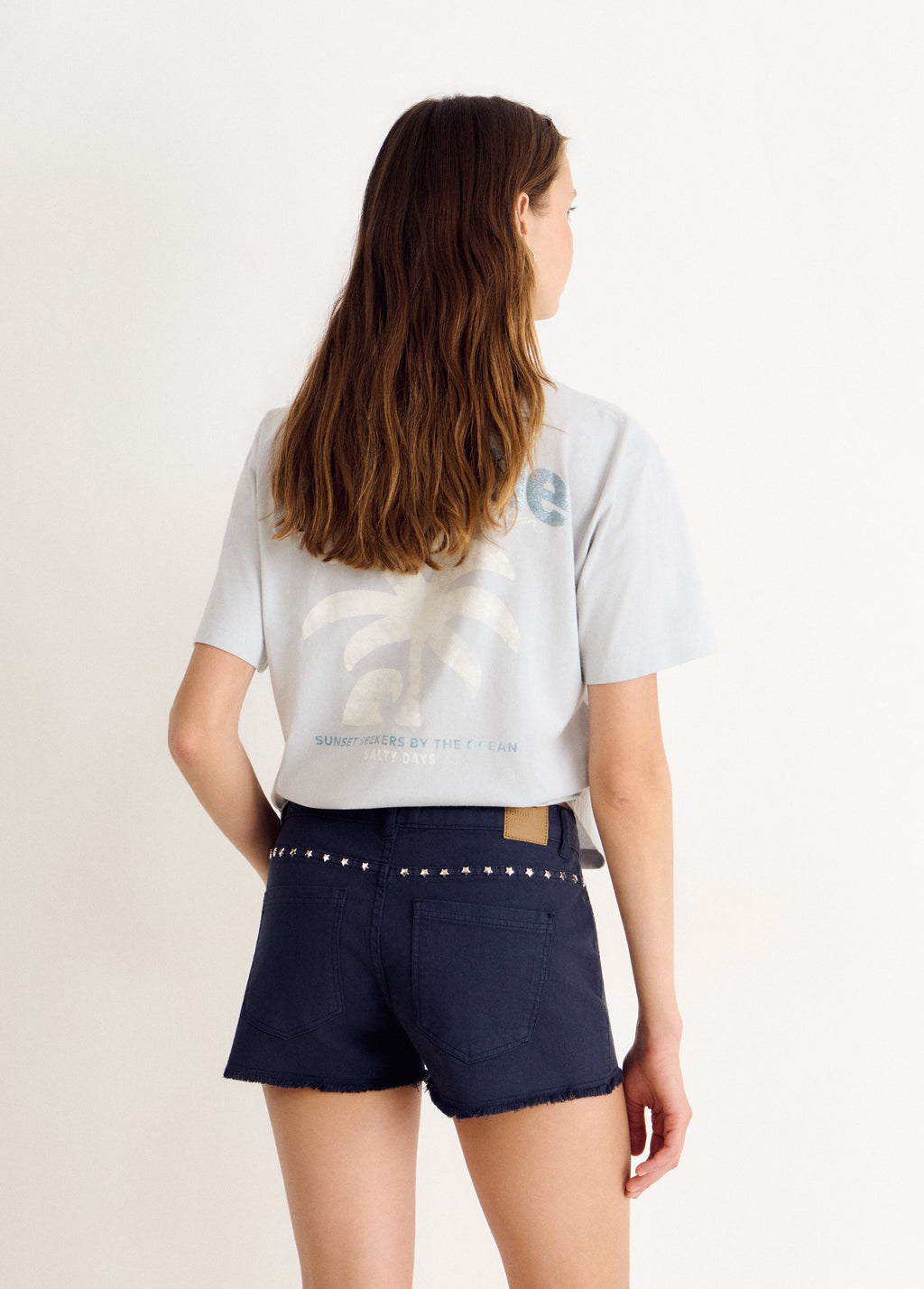 Short tachas estrellas