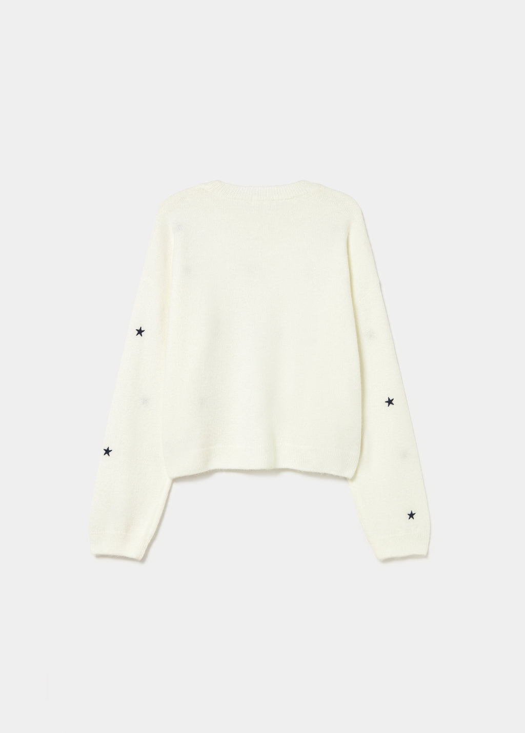 Pullover mit gestickten Sternen