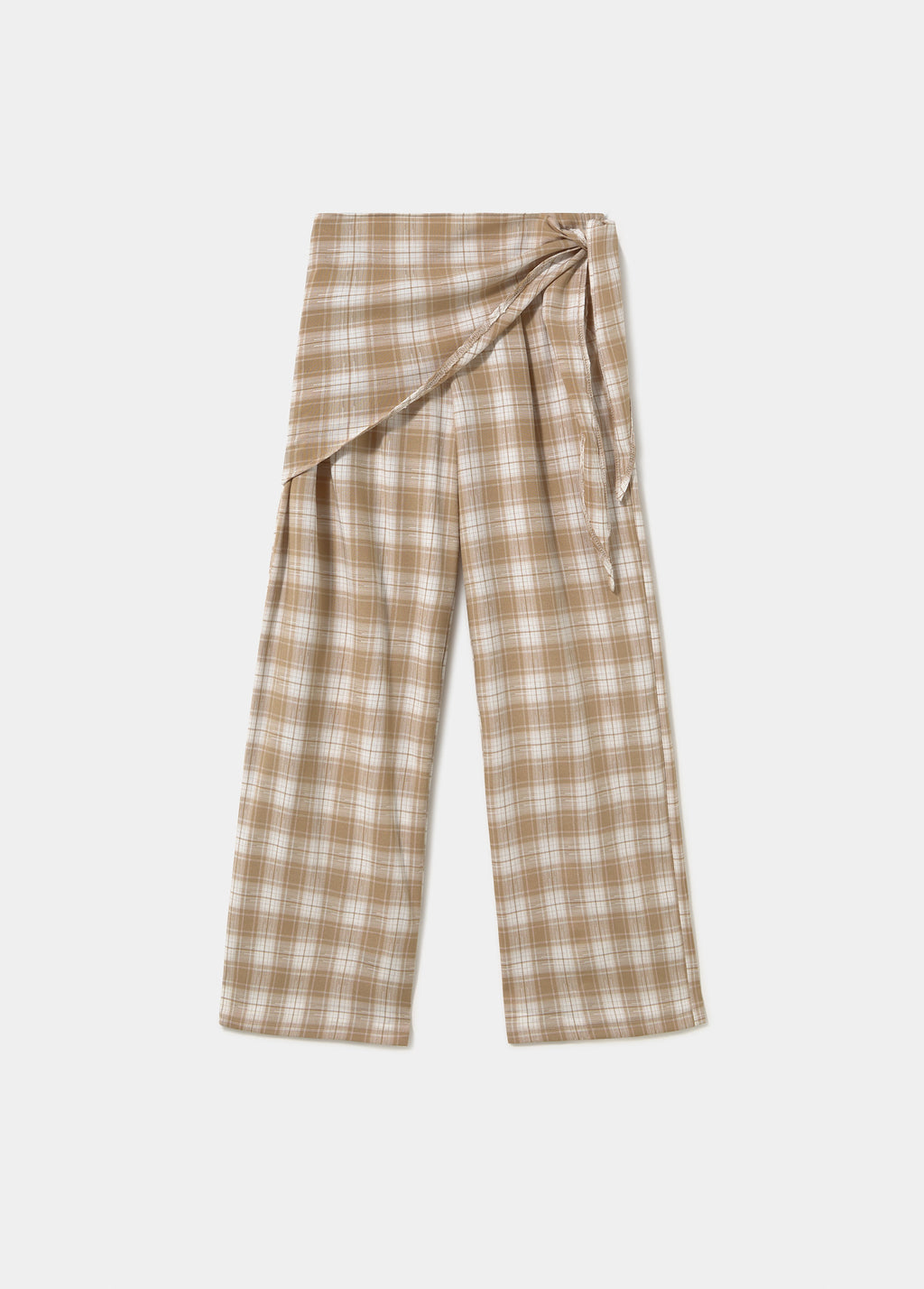 Broek met ruit en sjaaldetail