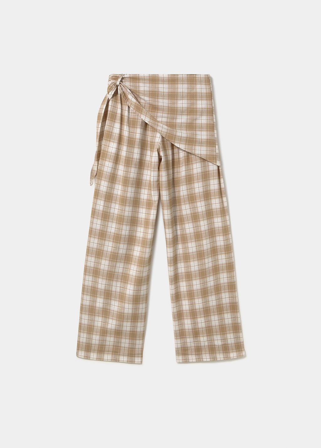 Broek met ruit en sjaaldetail