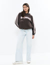 Jeans met omgeslagen tailleband